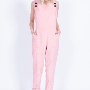 Nooworks Pink Corduroy Jumpsuit